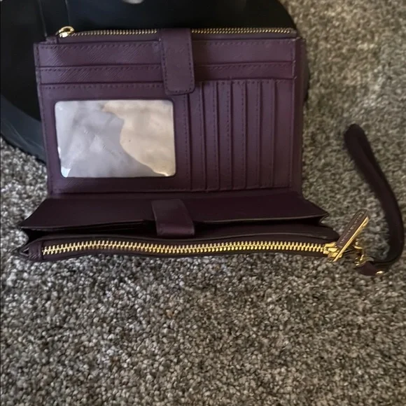 Michael Kors Purple Wristlet Clutch - Picture 3 of 4